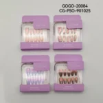 PRESS ON NAILS EFECTO CROMADO