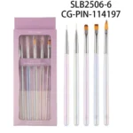 SET DE PINCEL DE SILICONA CON DOTTING 5PCS