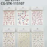 STICKERS PARA U?AS DE FLORES